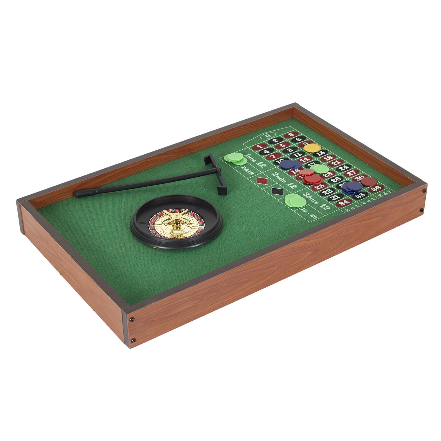 Jeu De Casino 2en1 Black Jack Et Roulette