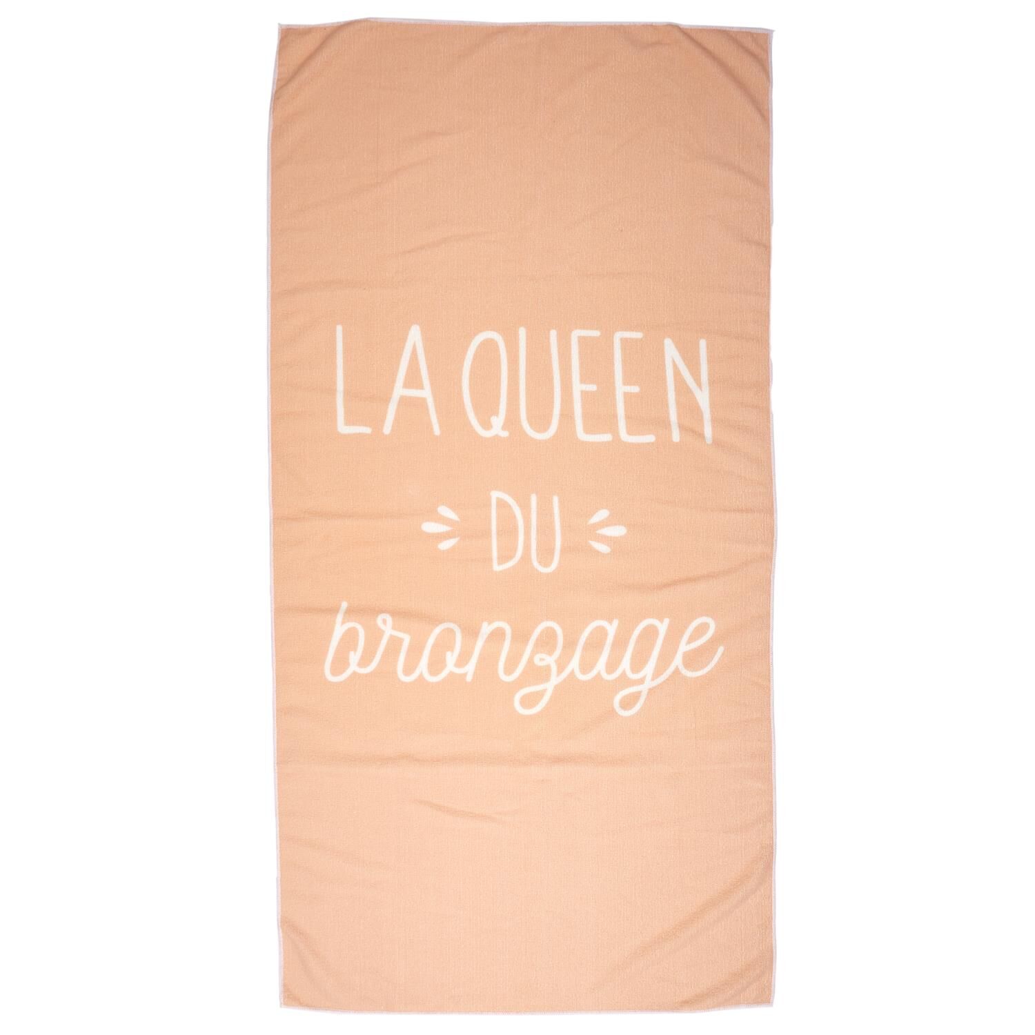 Serviette De Plage-la Queen Du Bronzage