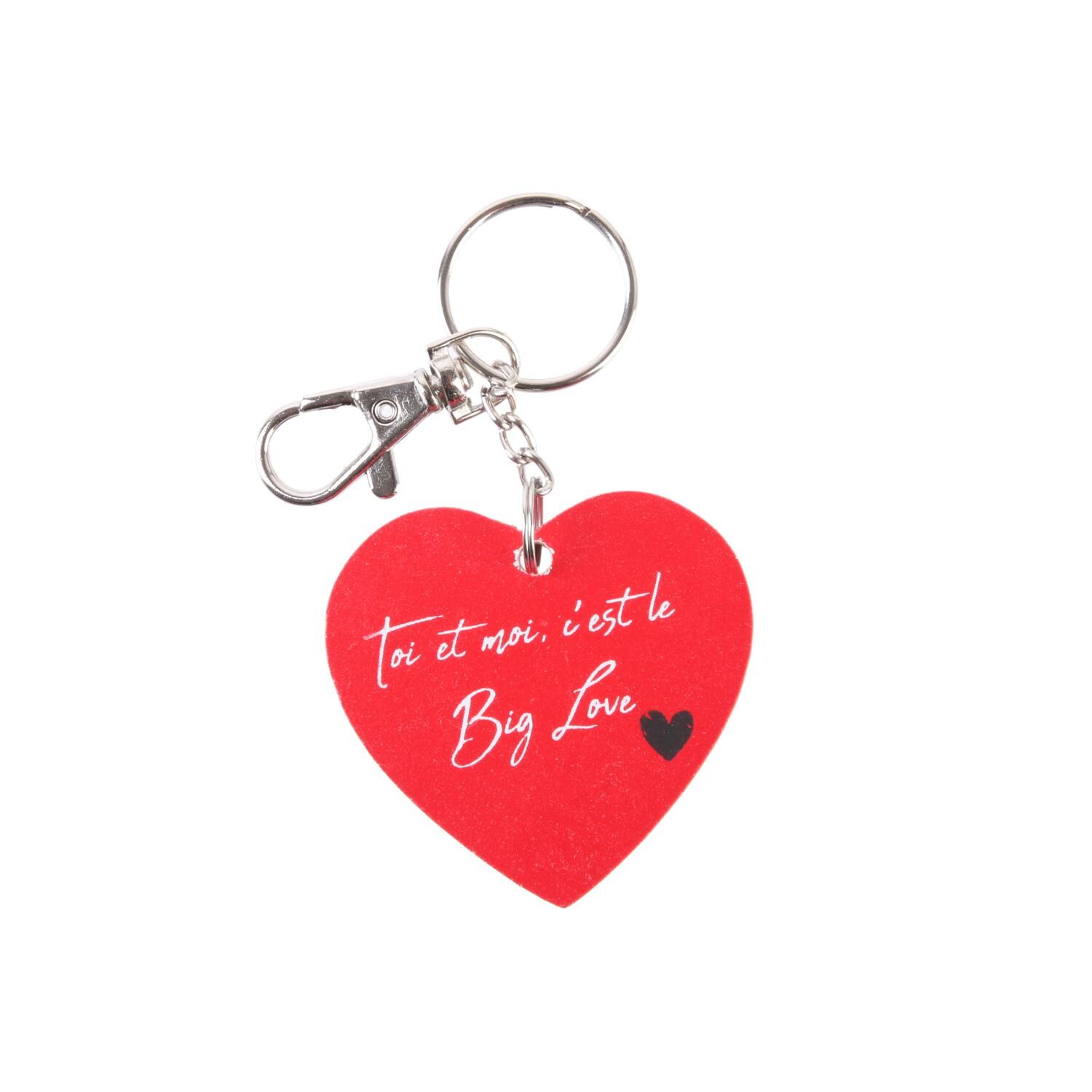 Porte Cles Coeur Mots D Amour