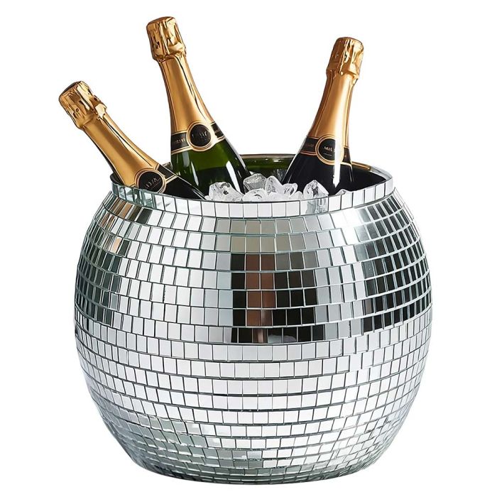 Seau à Glace Style Boule Disco