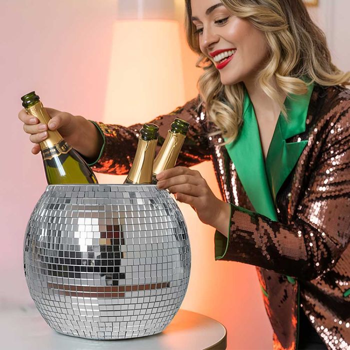 Seau à Glace Style Boule Disco