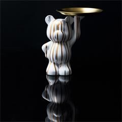 Statue Deco Blanc Vide Poche thumbnail 2