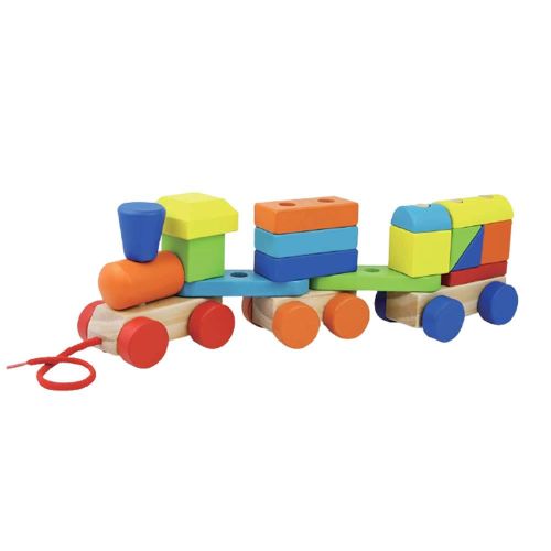 Train Éducatif en Bois