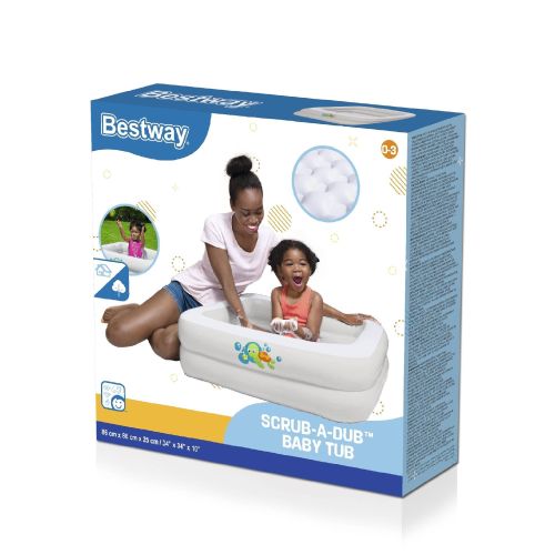 Baignoire Gonflable Carrée