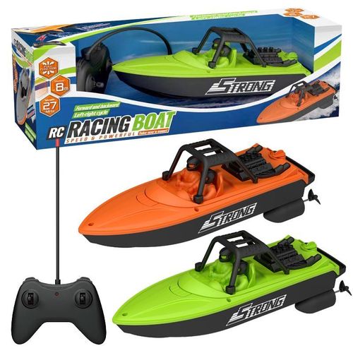 Bateau à Moteur sans Fil avec Batteries Rechargeables Couleur Aléatoire