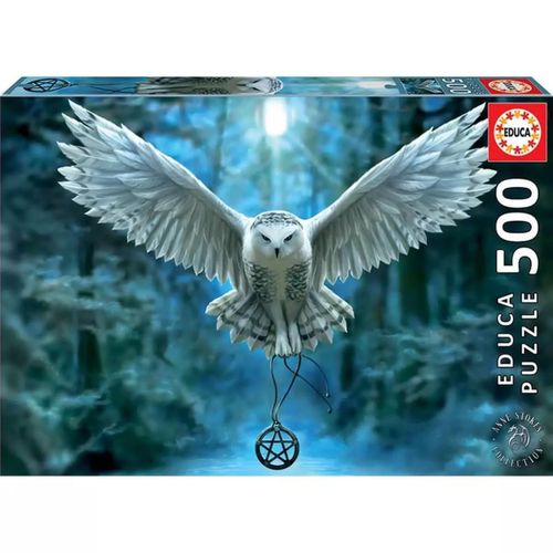 Puzzle de 500 Pièces pour Enfants - Chouette des Neiges