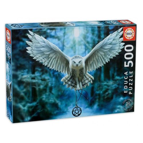 Puzzle de 500 Pièces pour Enfants - Chouette des Neiges