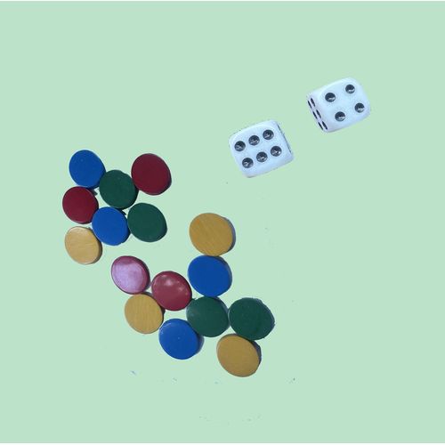 Table de Jeu Parchisi Marocaine pour 4 Joueurs