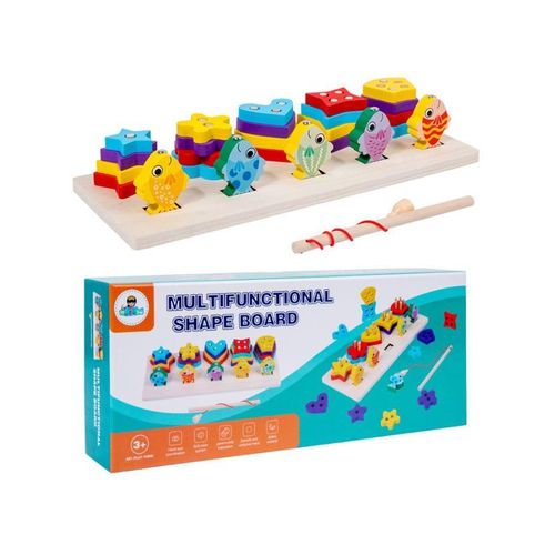 Jeu de Tri et Pêche Magnétique en Bois