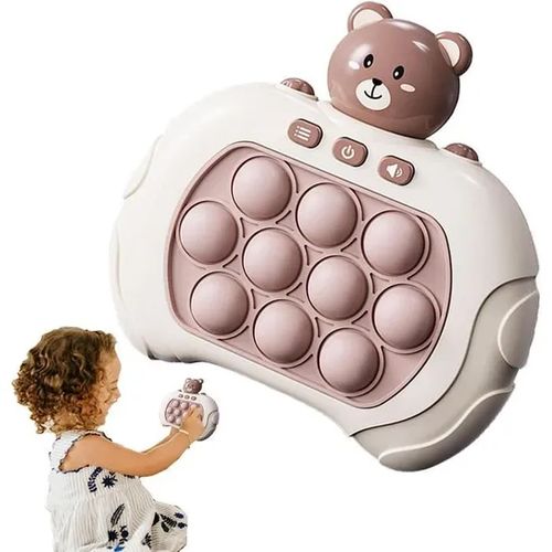 Pop it v2.0 Quick Push, Jeu Pop it Électronique et Jeu de Puzzle Modèle Ours
