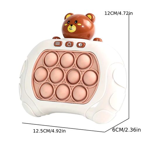 Pop it v2.0 Quick Push, Jeu Pop it Électronique et Jeu de Puzzle Modèle Ours