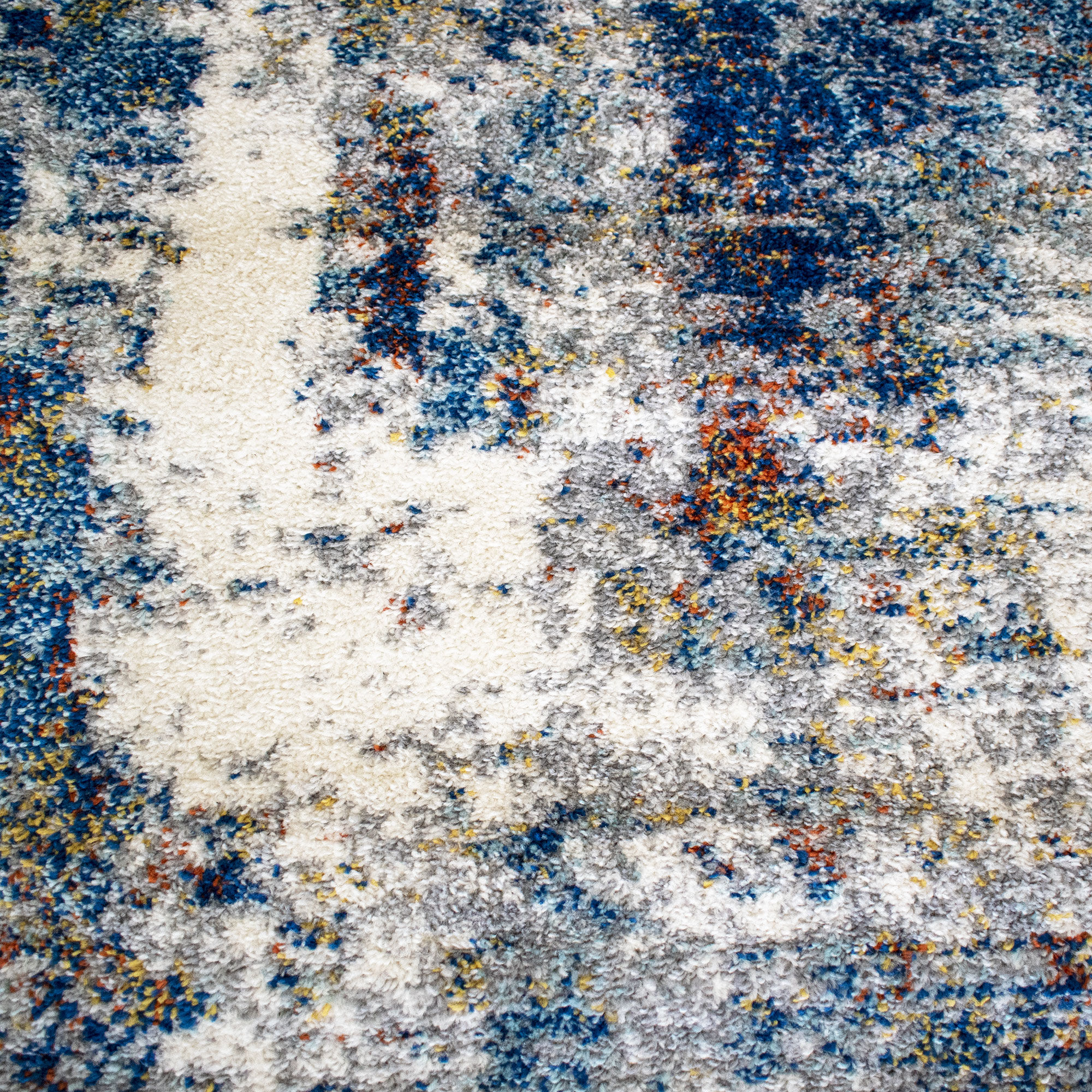 Tapis LUMA Bleu, Gris, Orange thumbnail 3