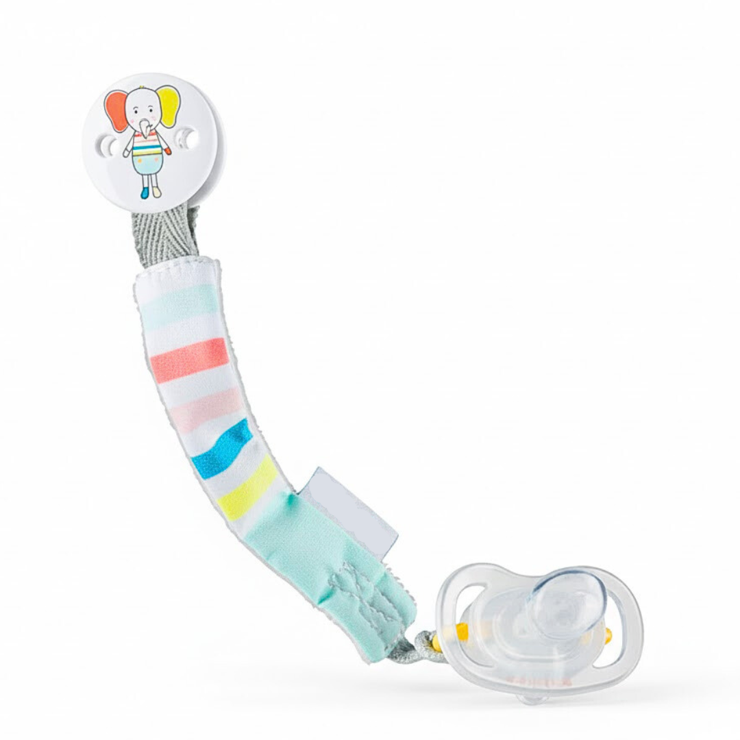 Bebe Confort Attache Sucette Textile Universel Elephant