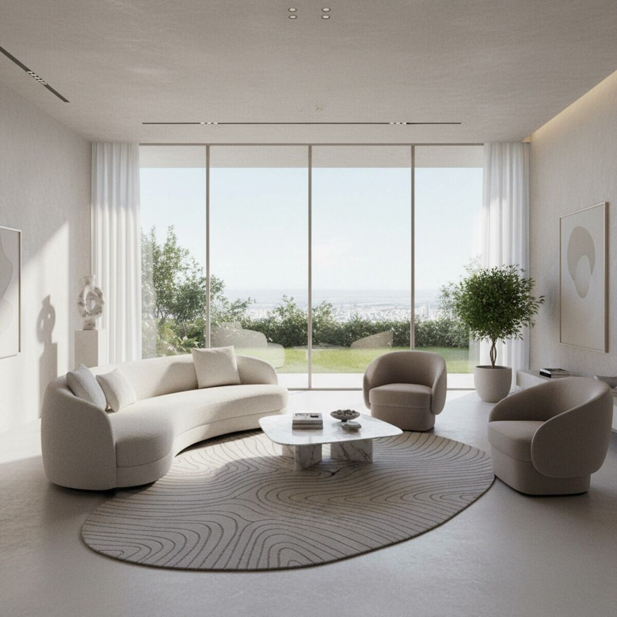 Tapis MENHIR Taupe thumbnail 1