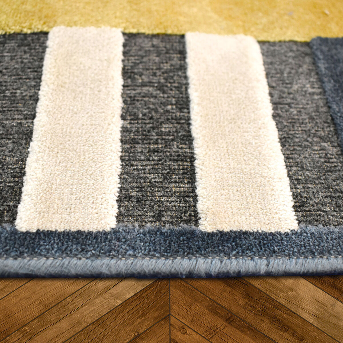 Tapis RETRO REC Multicouleur, Rouge, Beige thumbnail 4