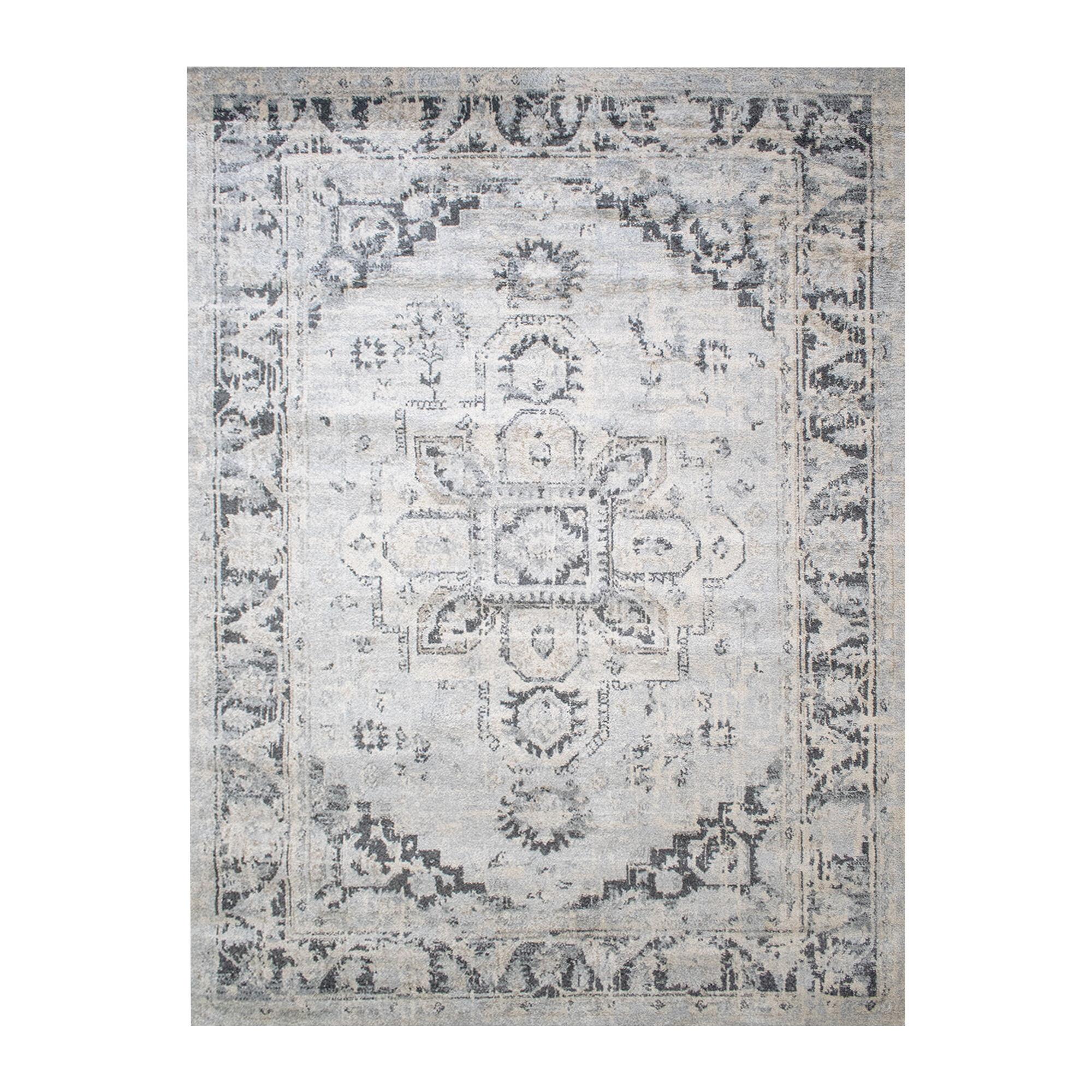 Tapis RUBA Gris, Bleu, Beige