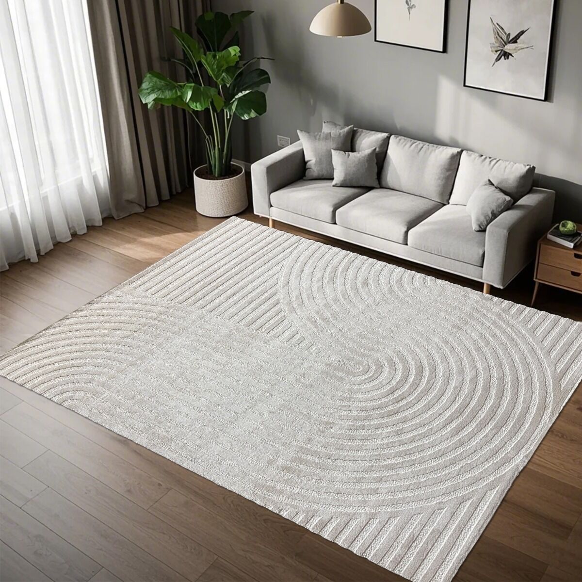 Tapis ORBIT crème