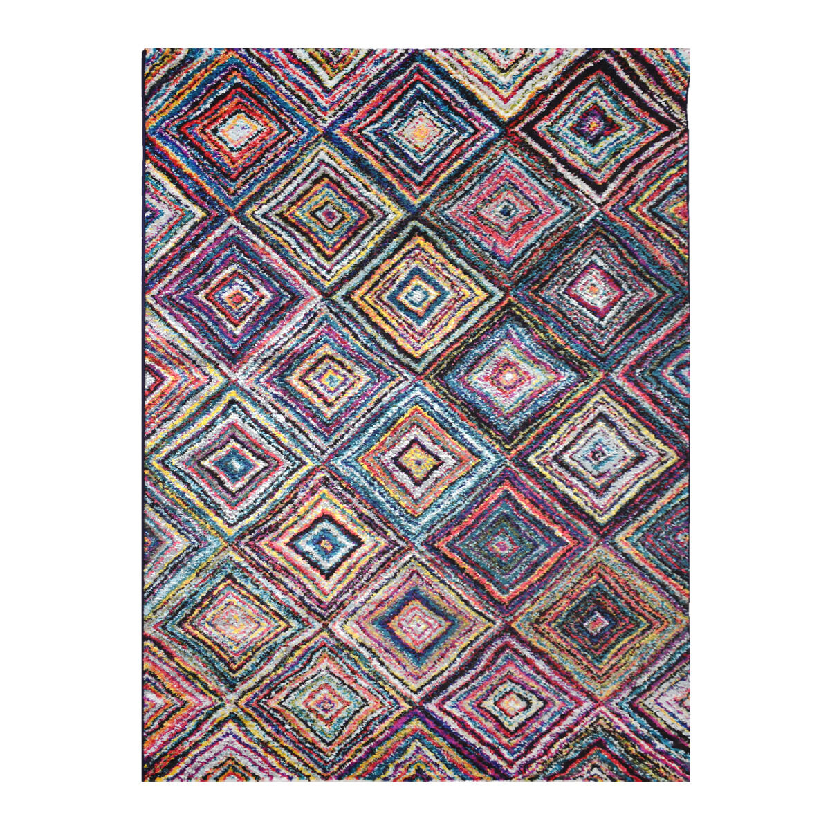 Tapis Carre Boutik Multicolore thumbnail 2