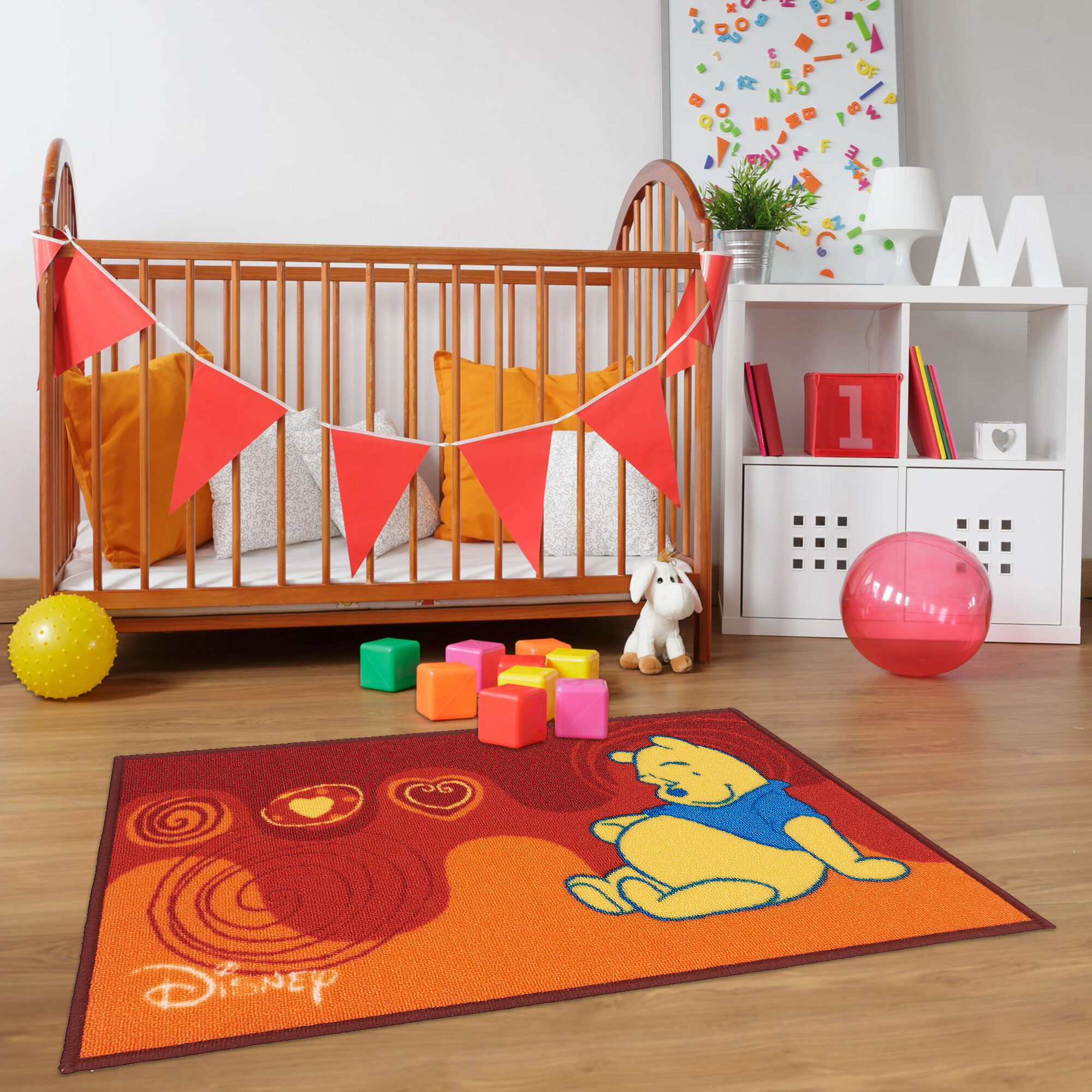Tapis Winnie Assis Rouge
