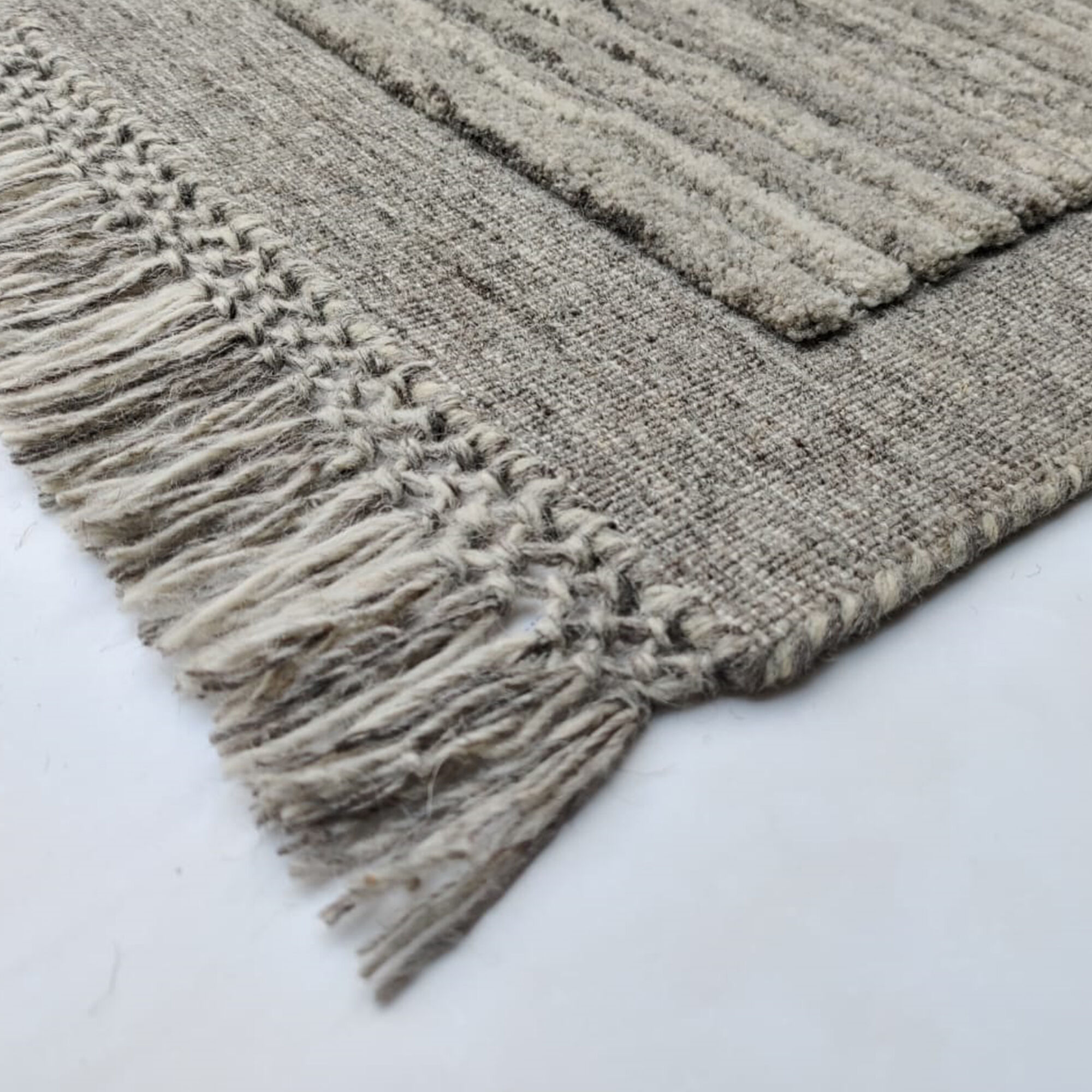 Tapis Lounali Gris, Beige thumbnail 3