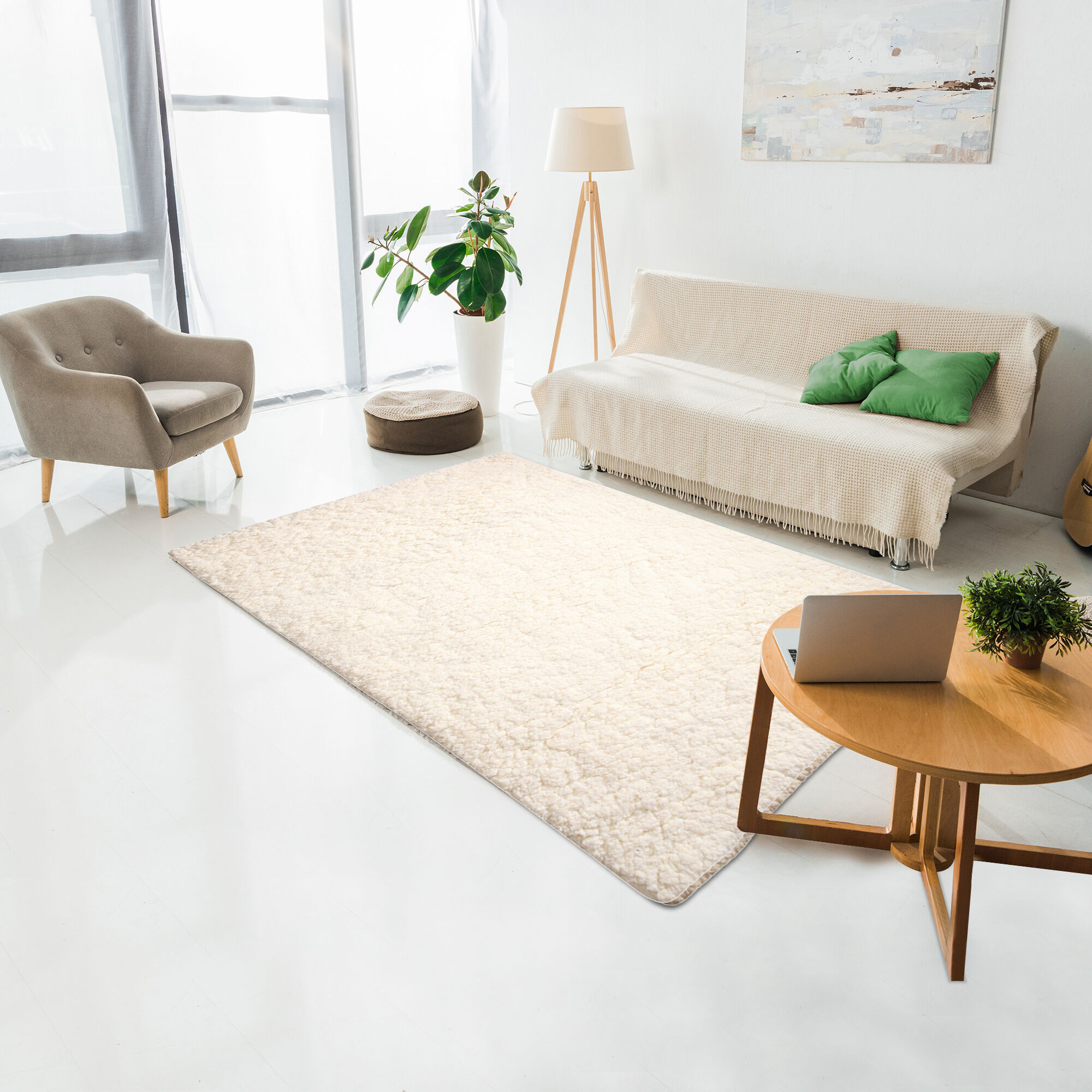 Tapis Sg Superdoux Ecru
