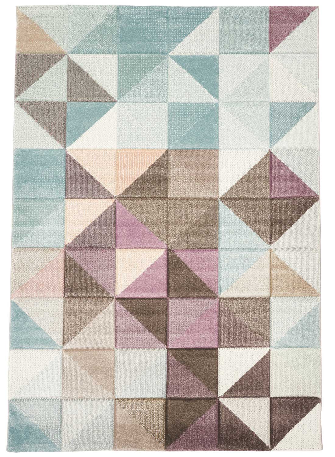Tapis Marix Gris, Beige, Bleu, Violet