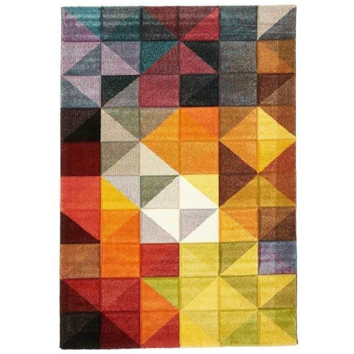 Tapis MARIX noir, rouge , jaune, violet thumbnail 2