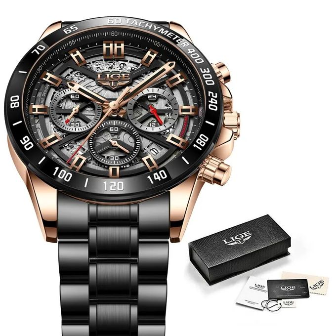 Montre-bracelet à Quartz Étanche Chronographe de Sport