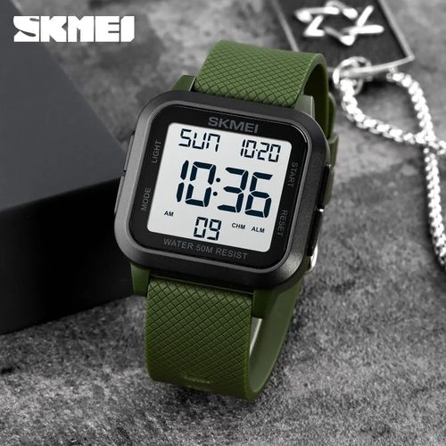Montre Électronique Réveil Led Lumineux Étanche Sport