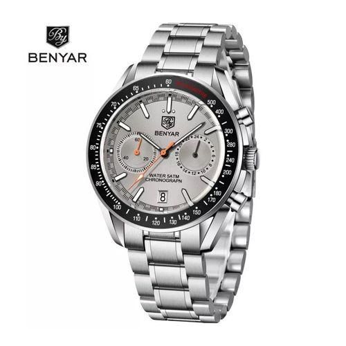 Montres-bracelets Chronographes de Sport Entièrement en Acier Étanche