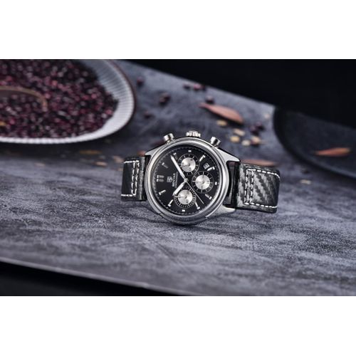 Montre Pilote Décontracté Sport Chronographe Quartz Cuir Horloge thumbnail 4