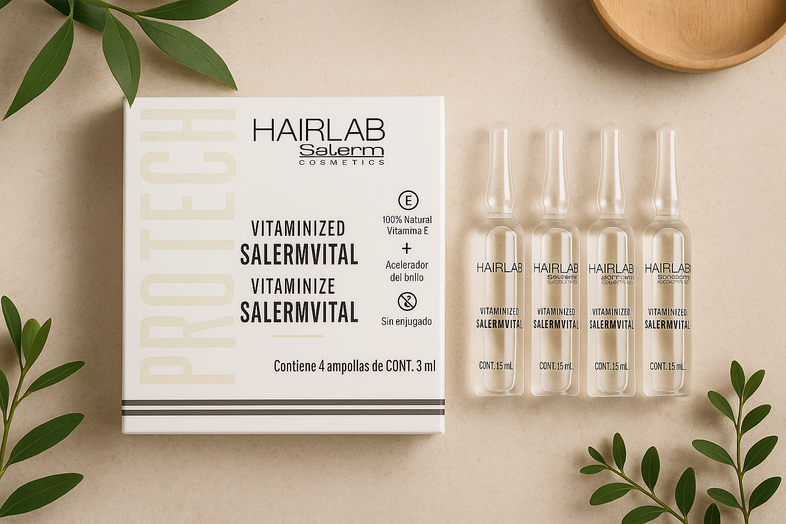 Ampoules réparatrices Vitamine E 4X13ml