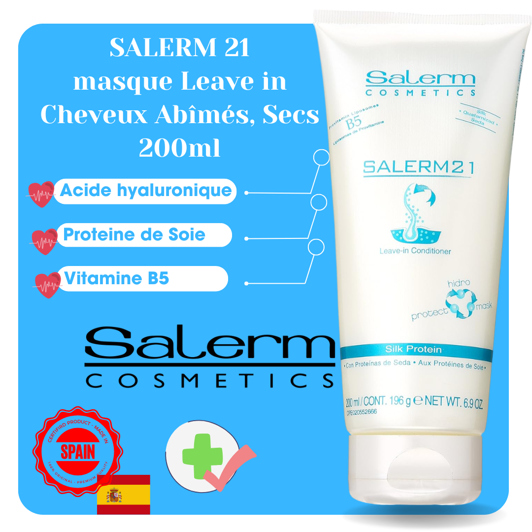 Shampoing Réparateur Proteine Hydratation Cheveux acide hyaluronique 300ml + Après-Shampoing Silk Protein 200ml thumbnail 3