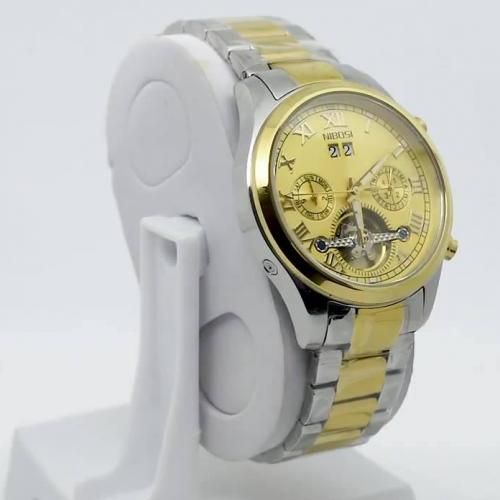 Montre Automatique Mécanique Haut de Gamme Argent/or
