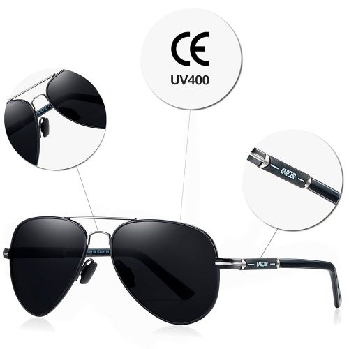 Lunettes de Soleil Aviator Classiques pour Hommes thumbnail 3