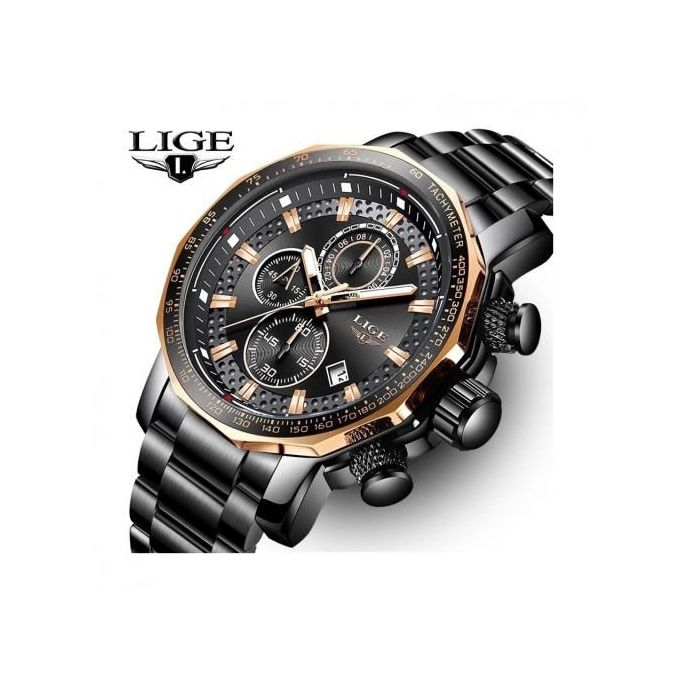 Montre à Quartz pour Hommes, Nouveau Modèle Sportif, avec Chronographe