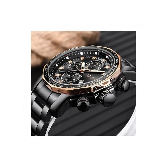 Montre à Quartz pour Hommes, Nouveau Modèle Sportif, avec Chronographe thumbnail 3