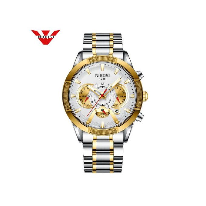 Montre Homme Chronographe Mouvement de Quartz
