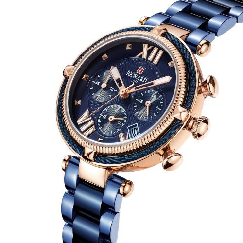 Montre Bracelet Fine pour Femmes Chronographe