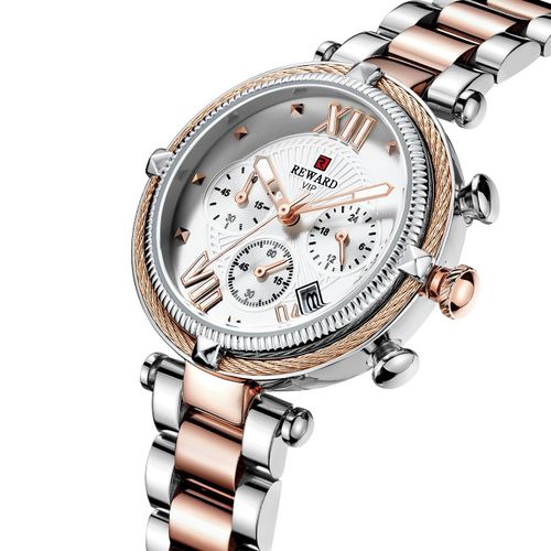 Montre Bracelet Fine pour Femmes Chronographe