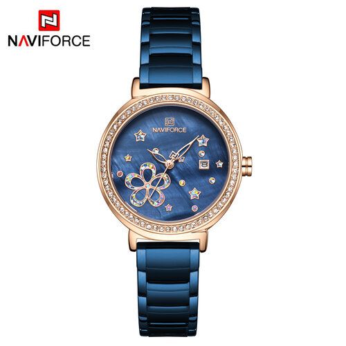 Montre Bracelet en Acier Inoxydable Poignet Étanche  avec Boite