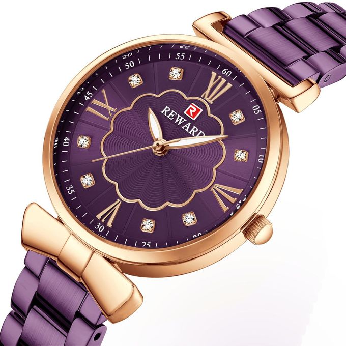 Montre À Quartz En Acier Inoxydable Pour Femme