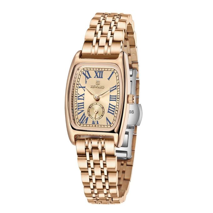 Montre À Quartz En Acier Inoxydable Pour Femme