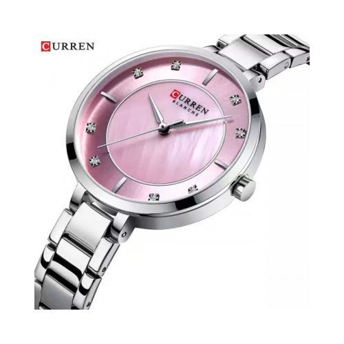 Super Montre Femme en Acier Inoxydable - Gris