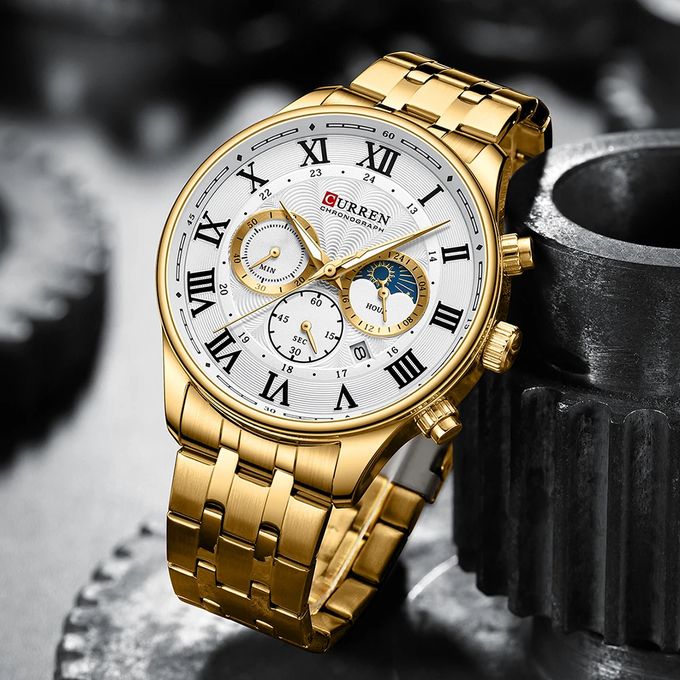 Montre-bracelet en Acier Inoxydable pour Homme thumbnail 3
