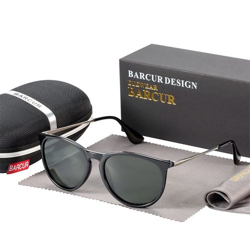 Lunettes de Soleil Métal Cadre Lunettes Polarisées Protection Uv400