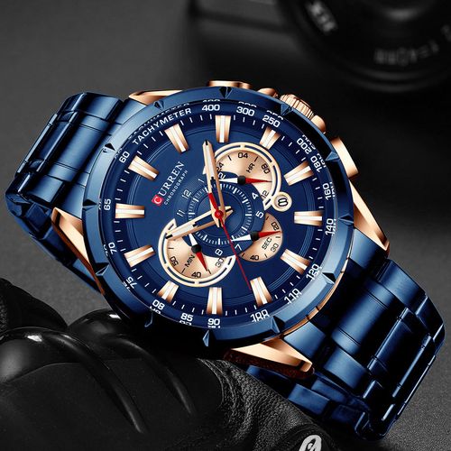 Hommes Montre Mode Hommes Montres à Quartz Étanche thumbnail 3