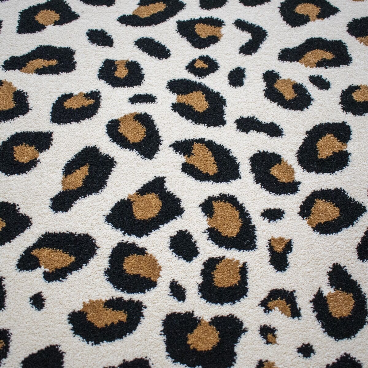Tapis LÉO crème, noir, marron thumbnail 3