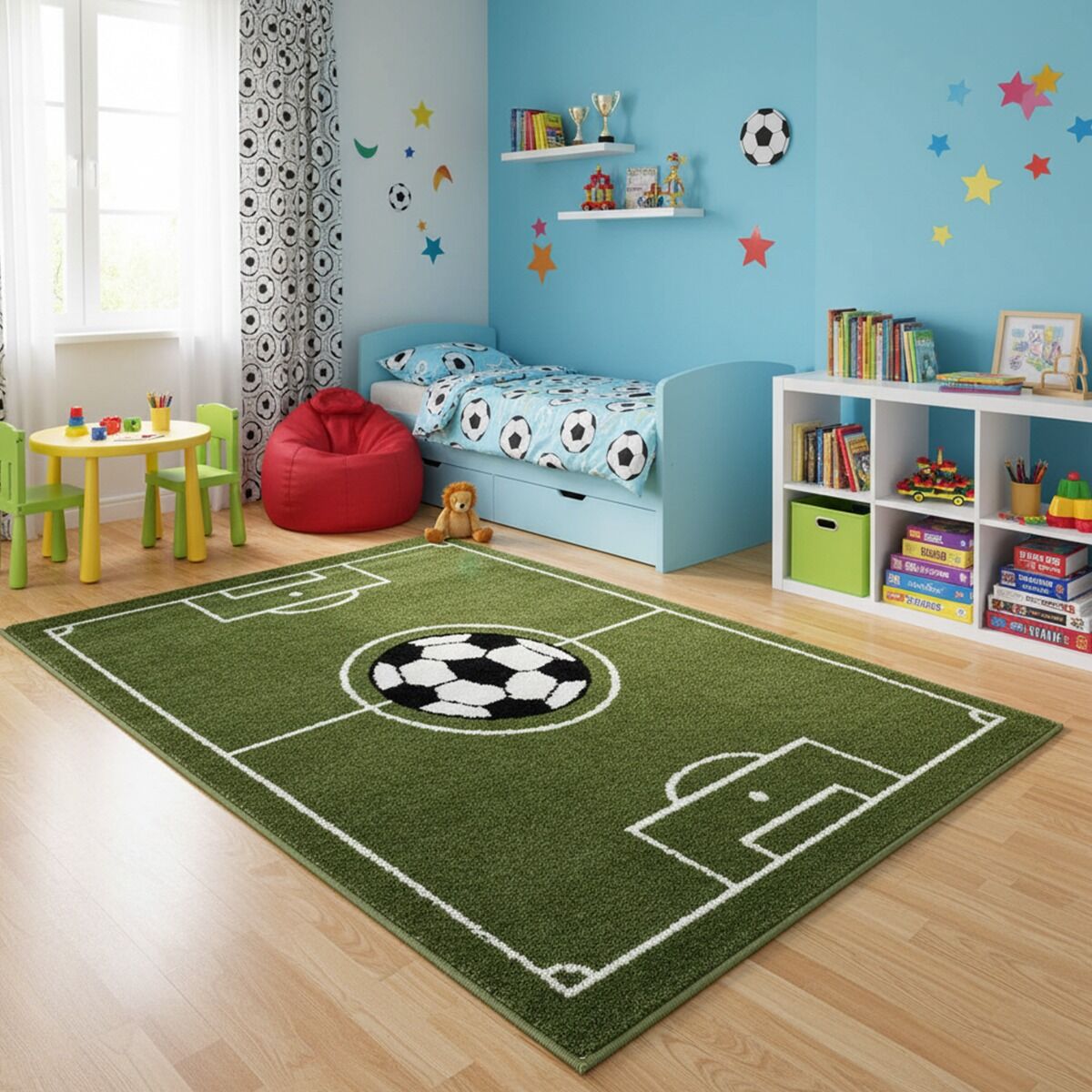 Tapis SCORE vert, blanc thumbnail 3