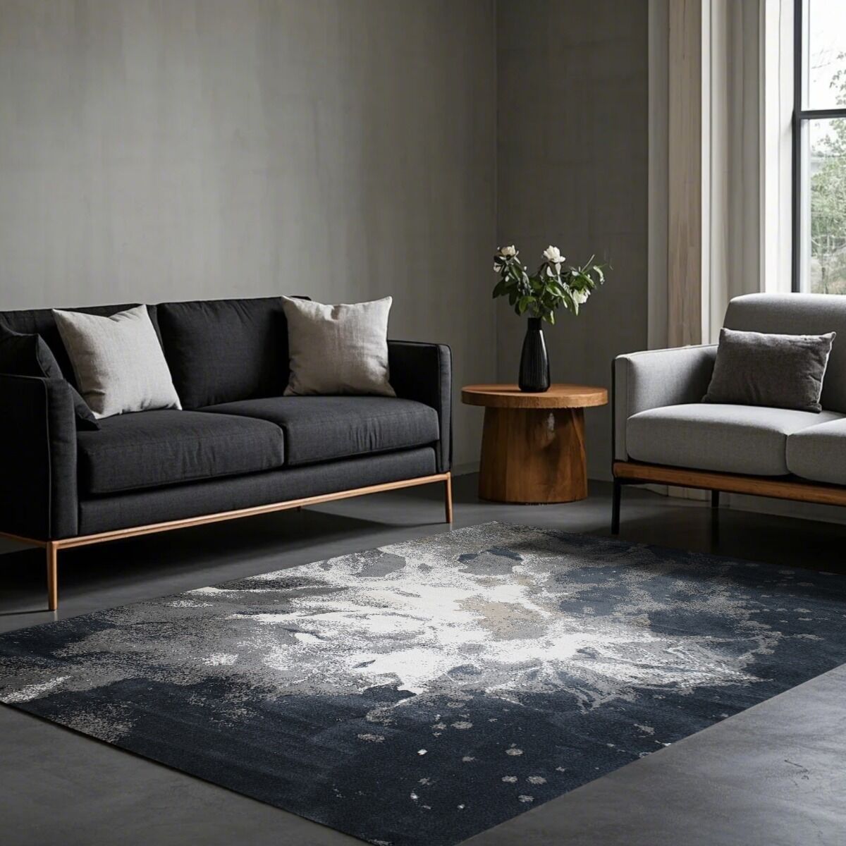 Tapis ESSOR gris, beige thumbnail 2